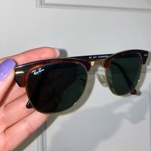 RayBan Clubmaster sunglasses (tortoise)